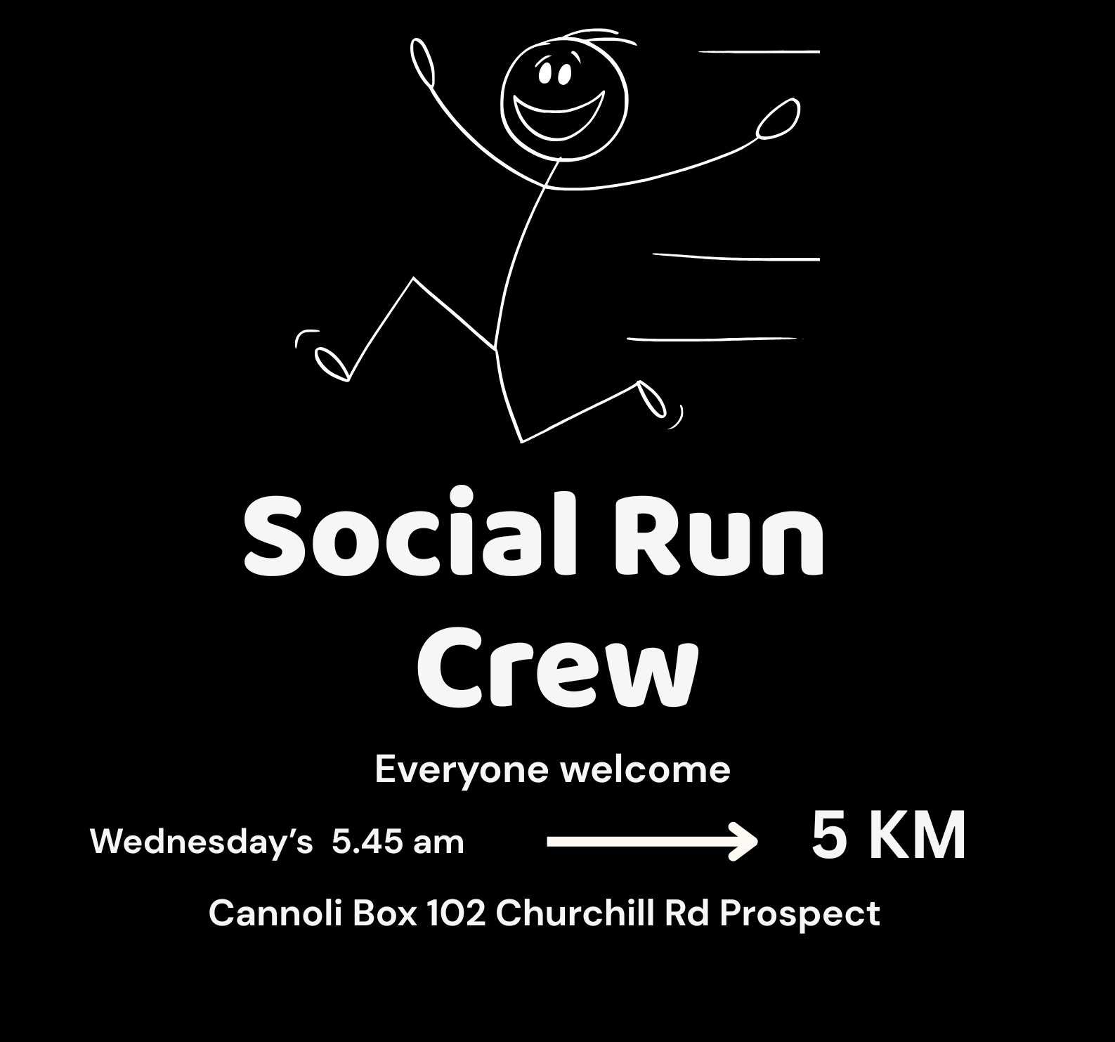 Social Run Club group photo