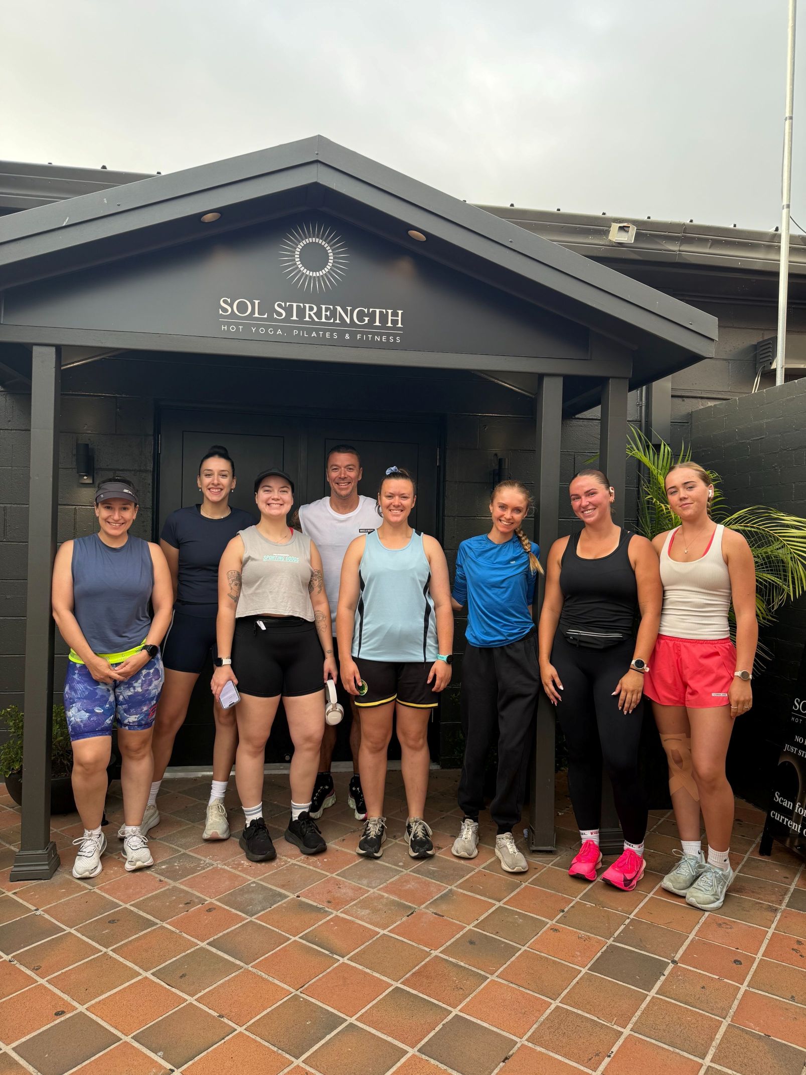Sol Strength Run Club group photo