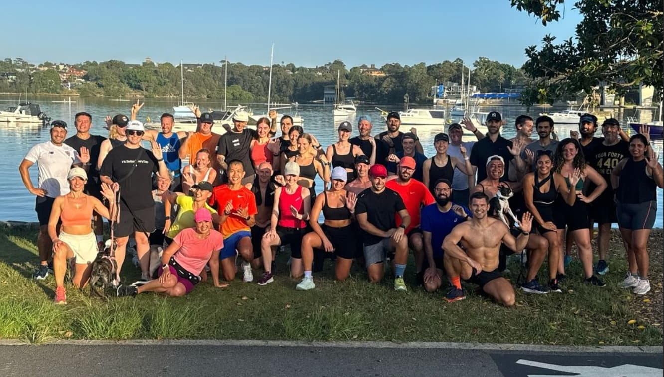 440 Run Club Canada Bay group photo