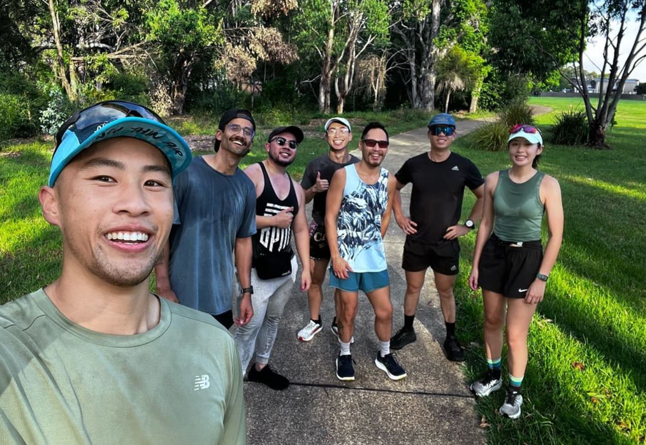 Area Run Club group photo