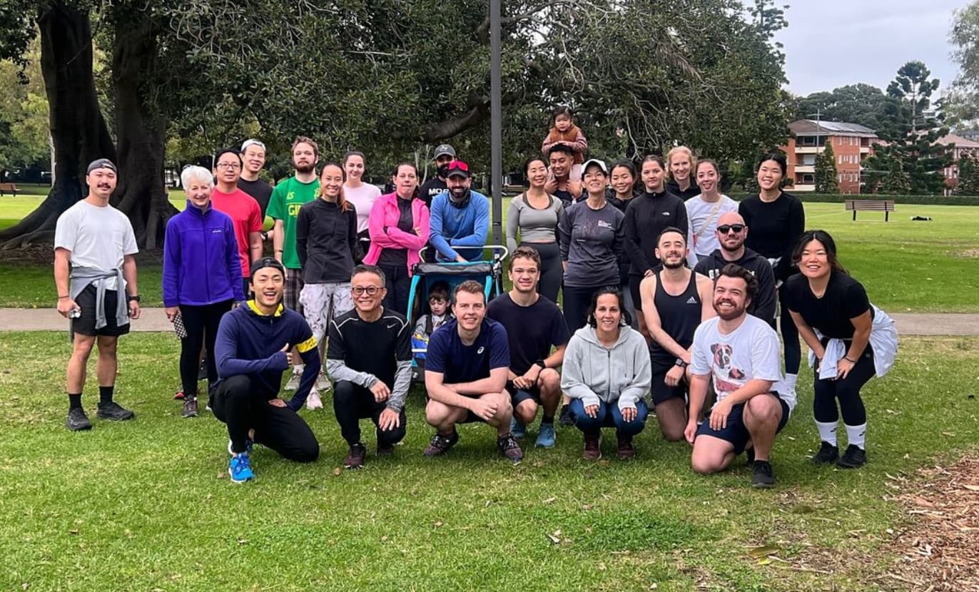 Ashfield Run Club group photo
