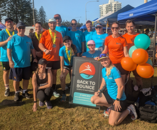 Back to Bounce Run Club group photo