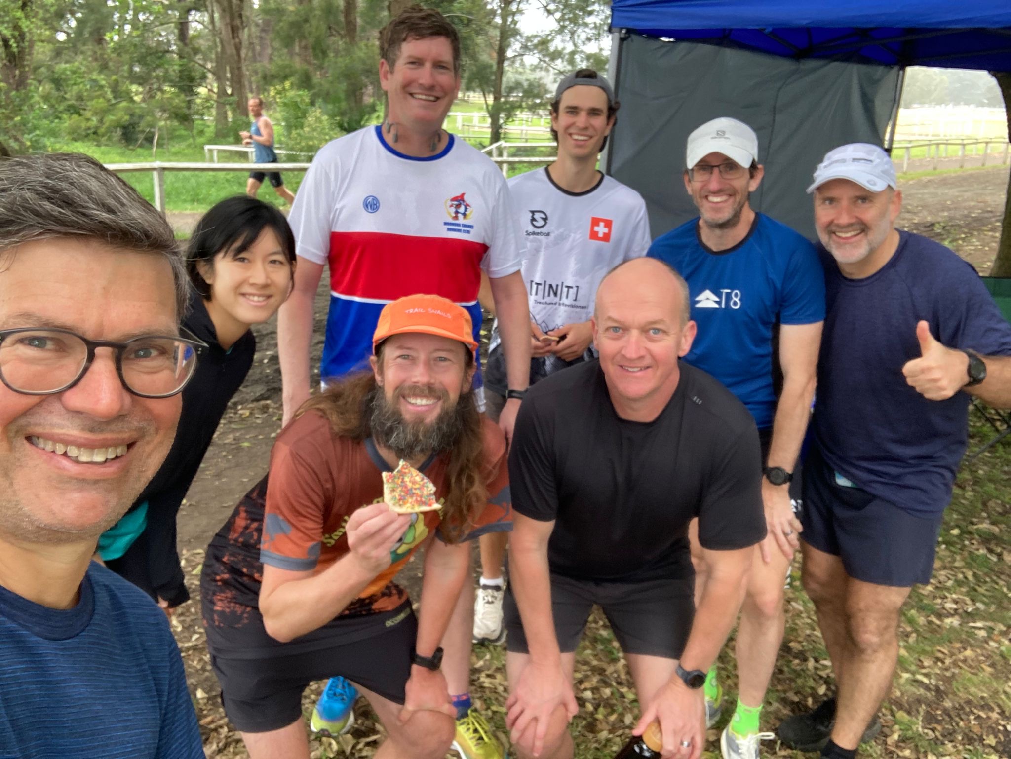 Backyard Ultra Run Club group photo