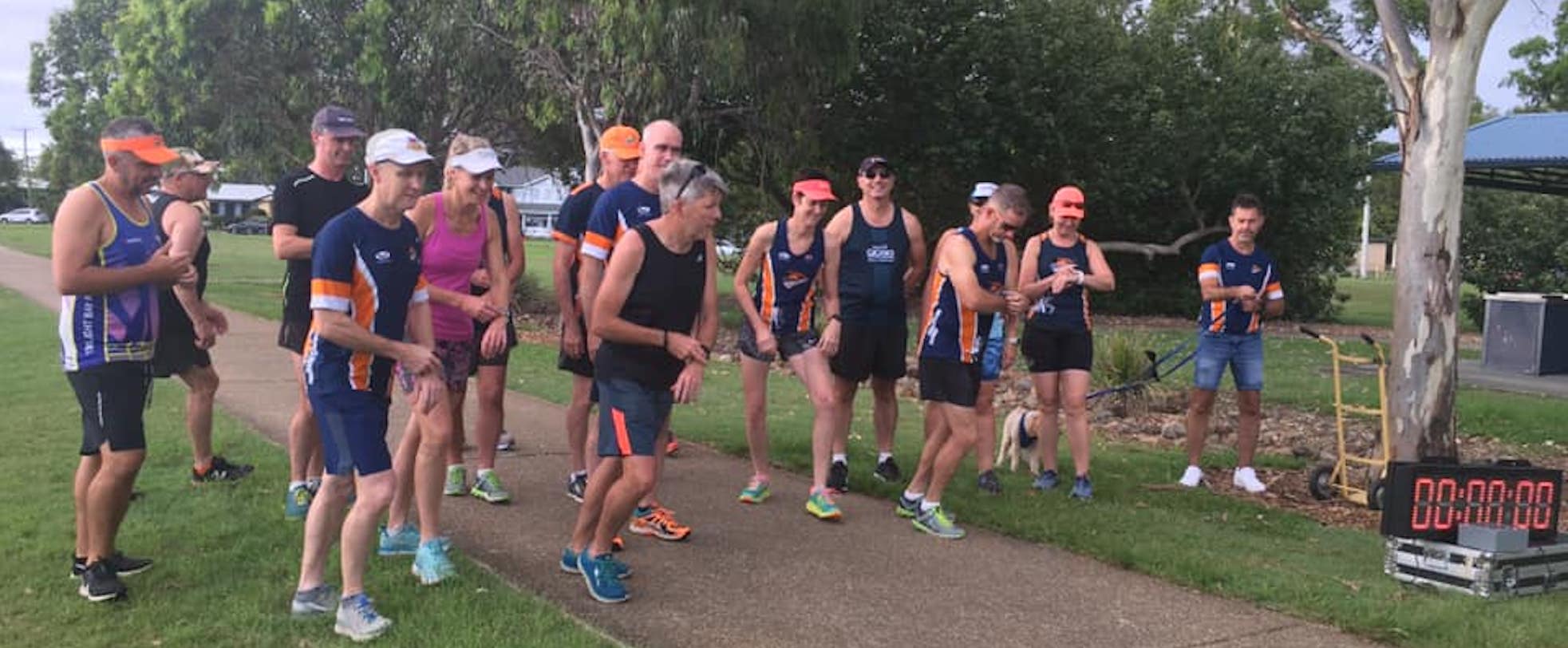 Bayside Runners and Walkers (BRW) group photo