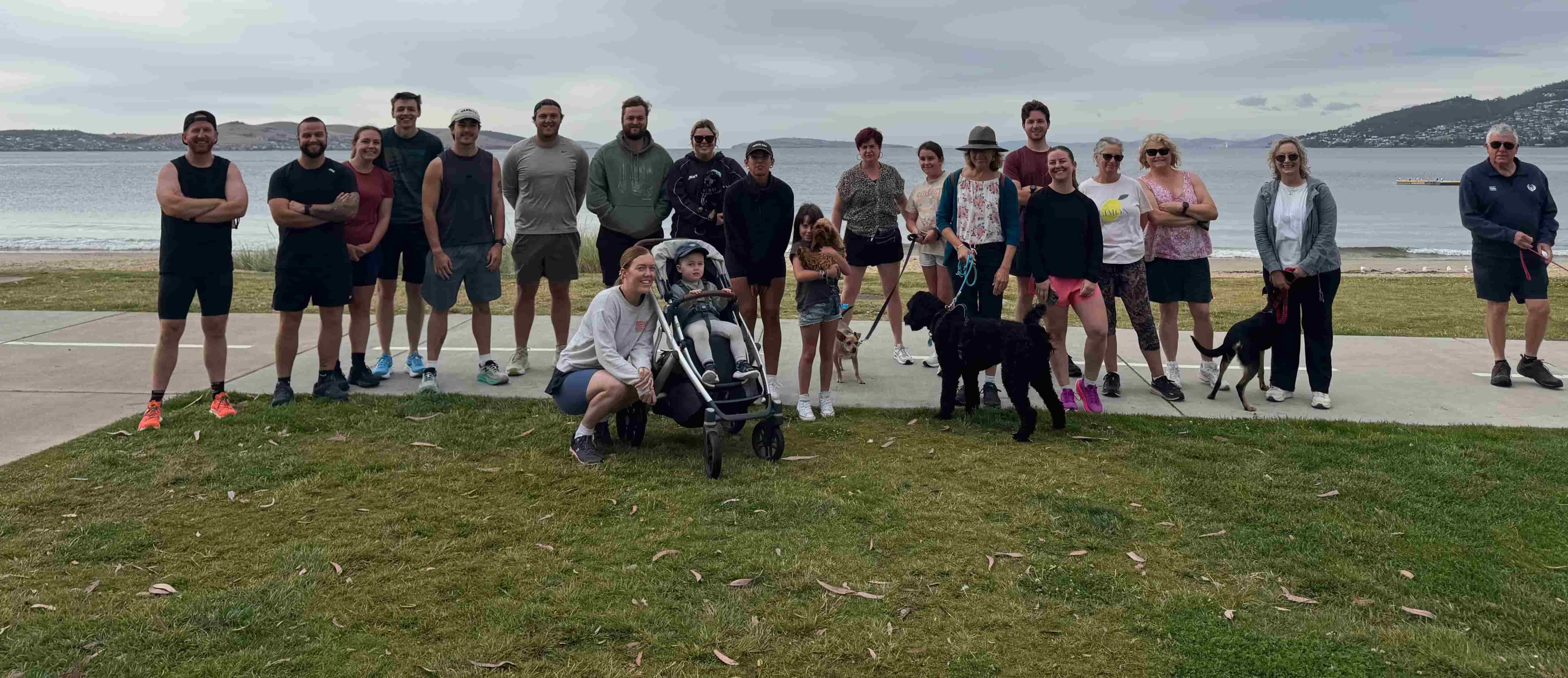 Brave Strides Run Club group photo