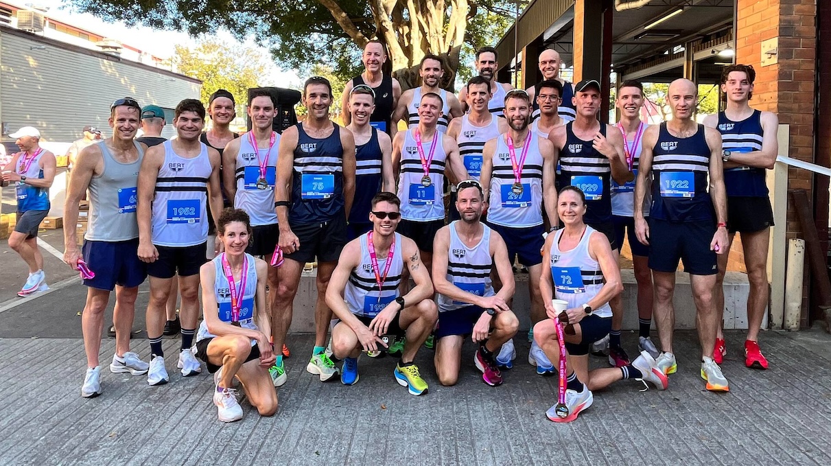 Brisbane Elite Run Training (BERT) group photo
