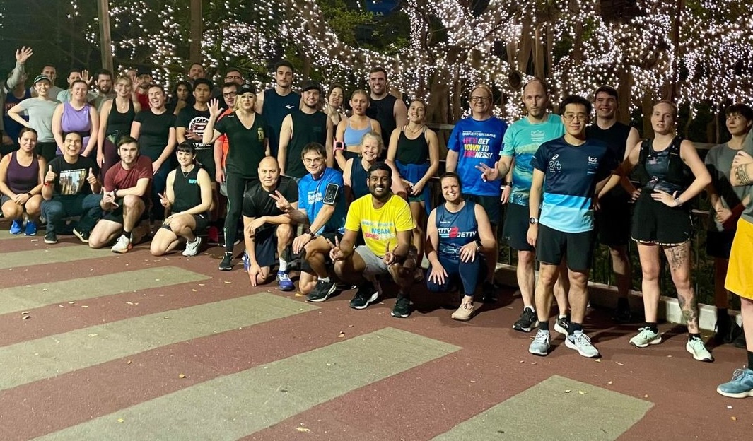 Brisbane Social Run Club group photo