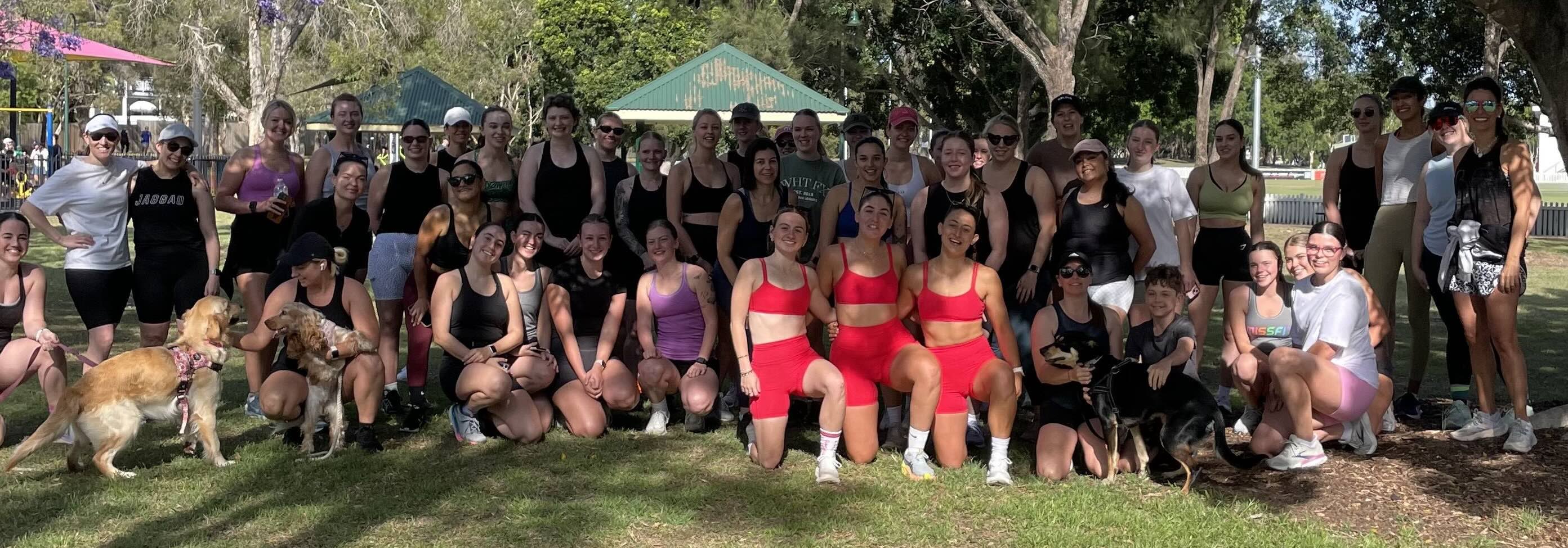 Chilli Chicks Run Club group photo