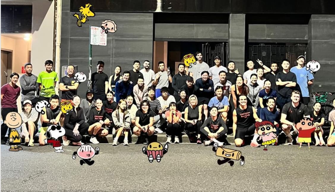 Chinatown Run Club group photo
