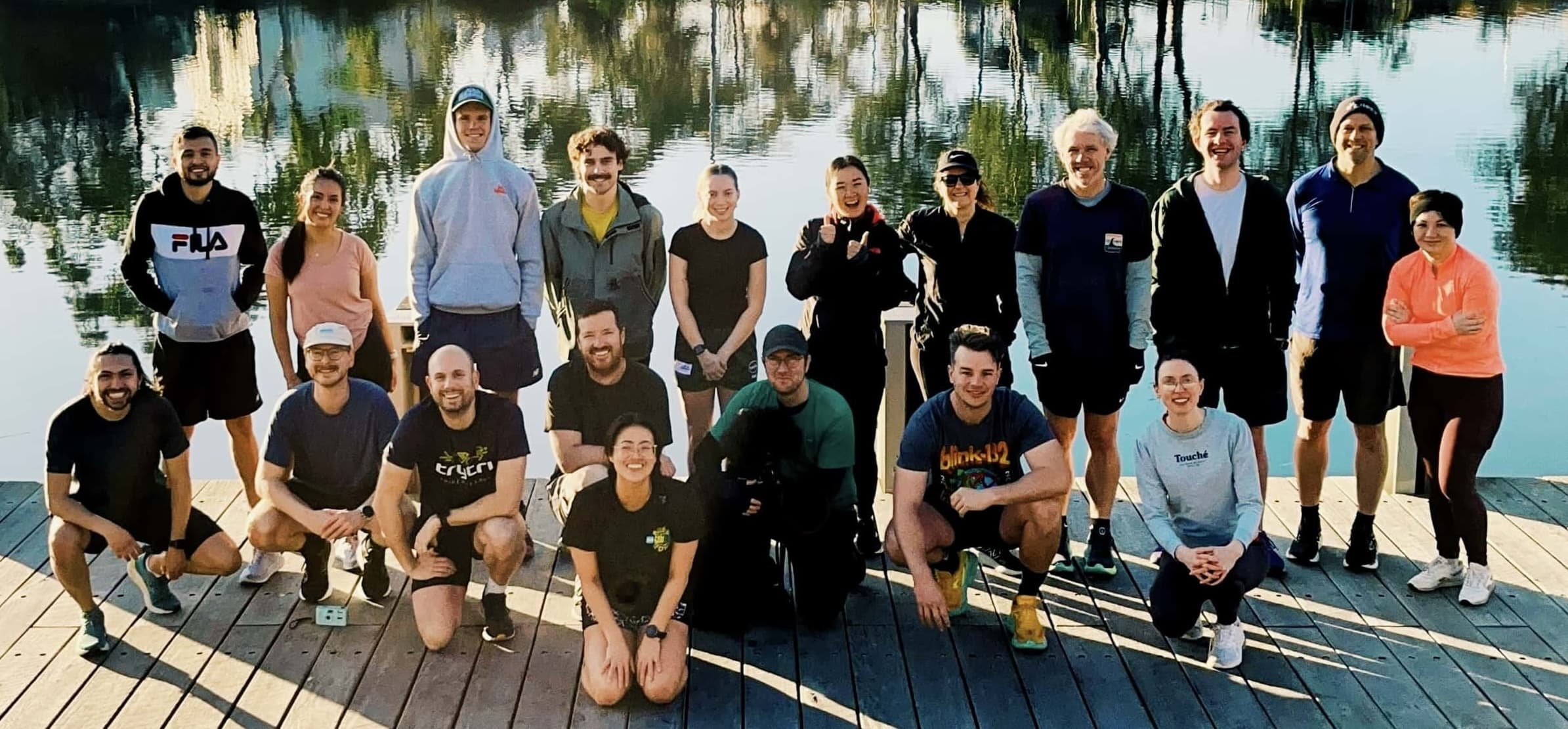 Footscray Run Club group photo