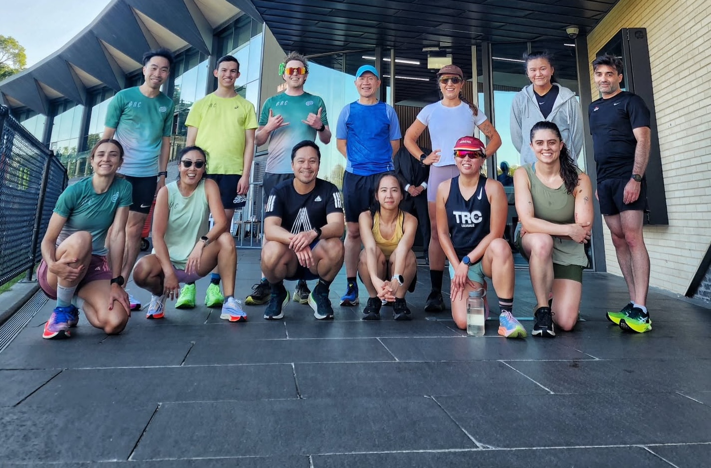 Glasshouse Run Club group photo