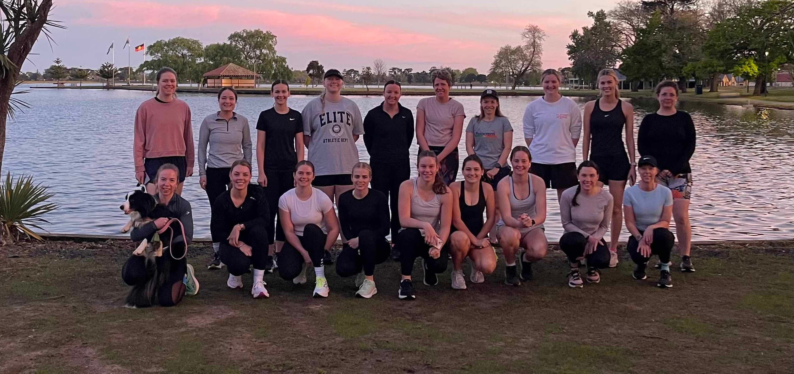 Her Run Club group photo