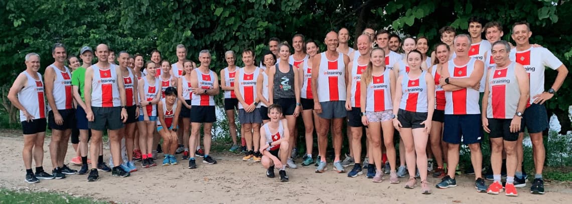 InTraining Run Club group photo