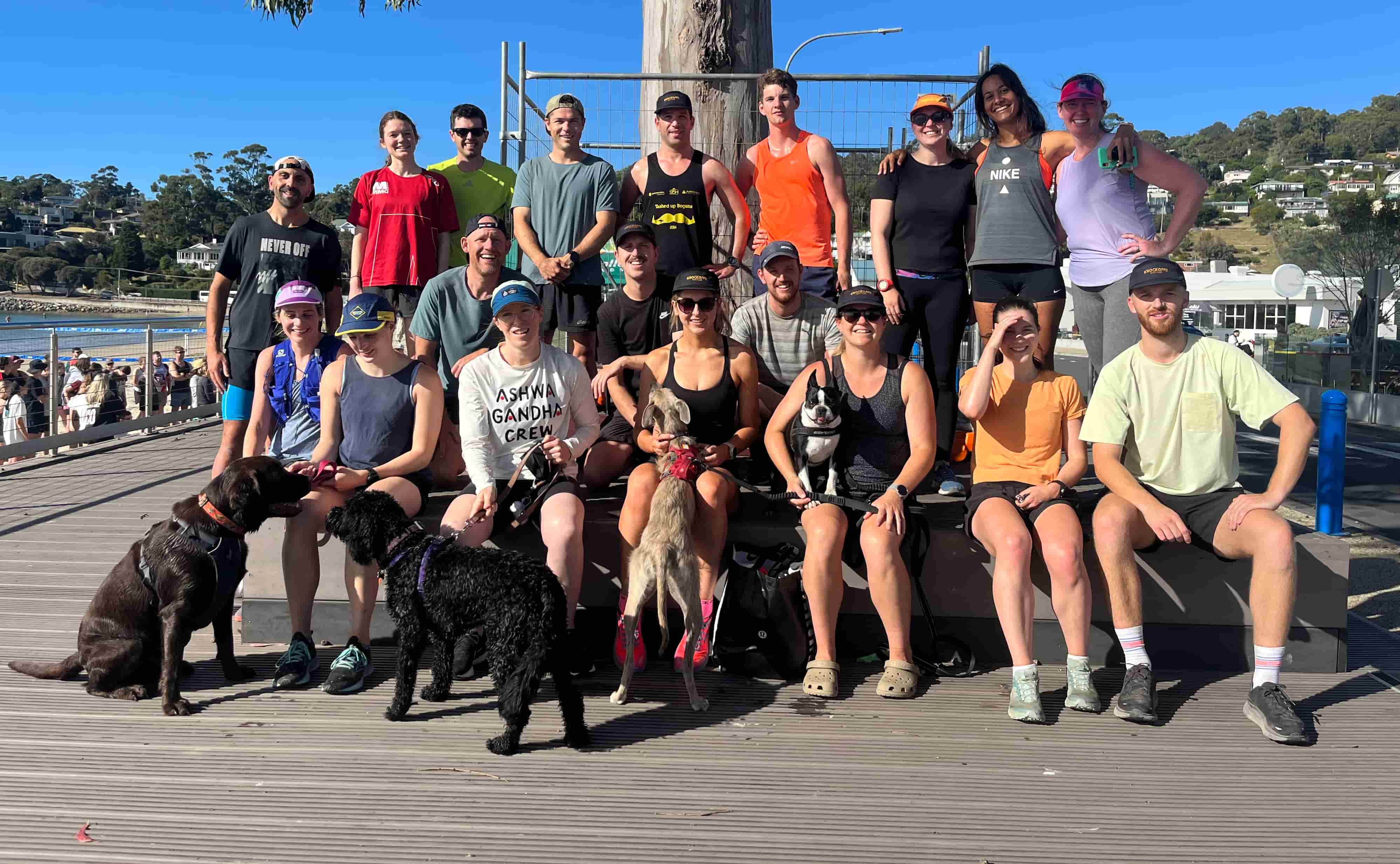 Knockoffs Run Club group photo