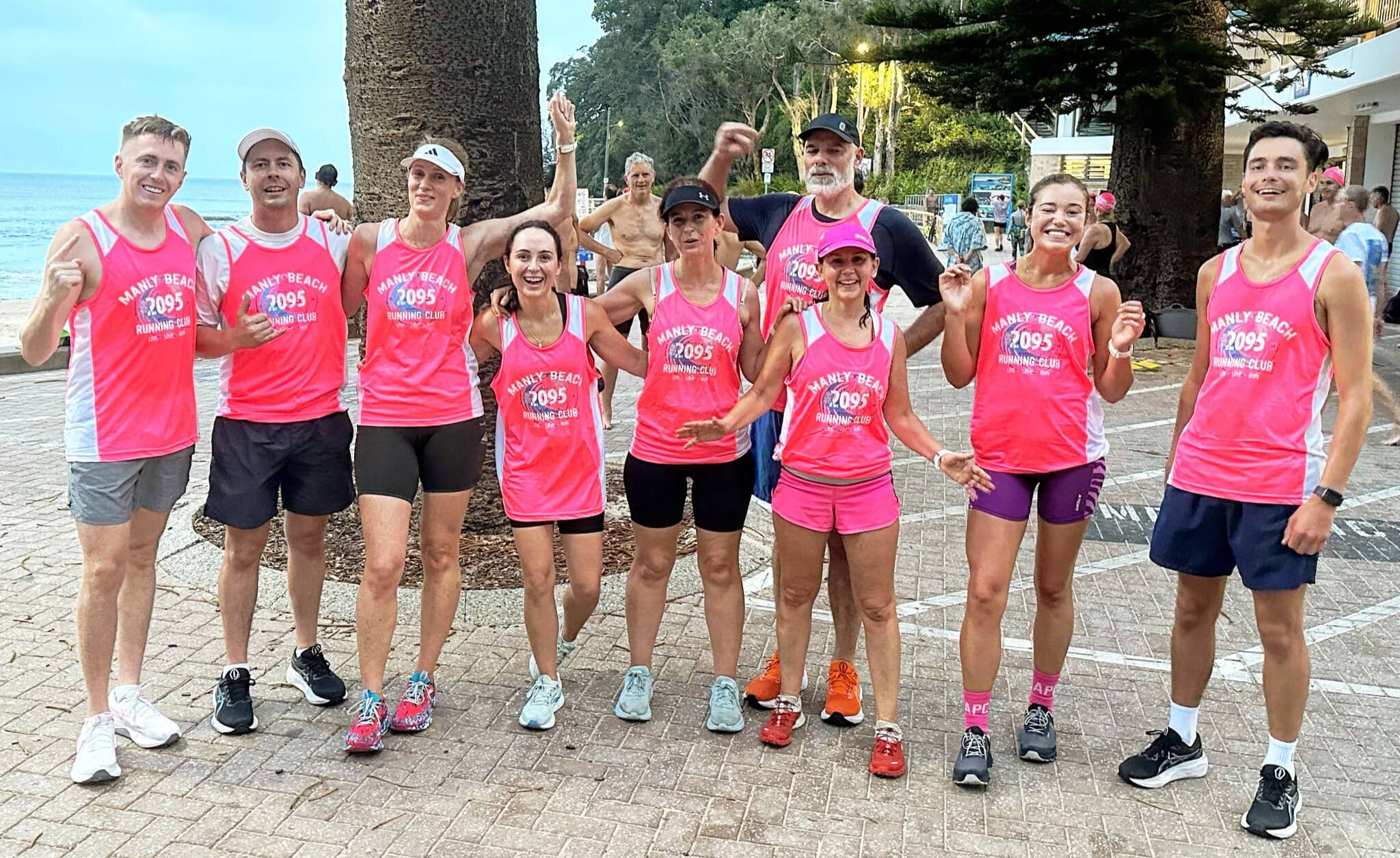 Manly Beach Running Club group photo