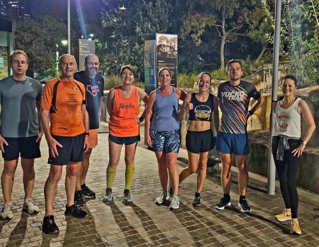 Monday Run Club group photo