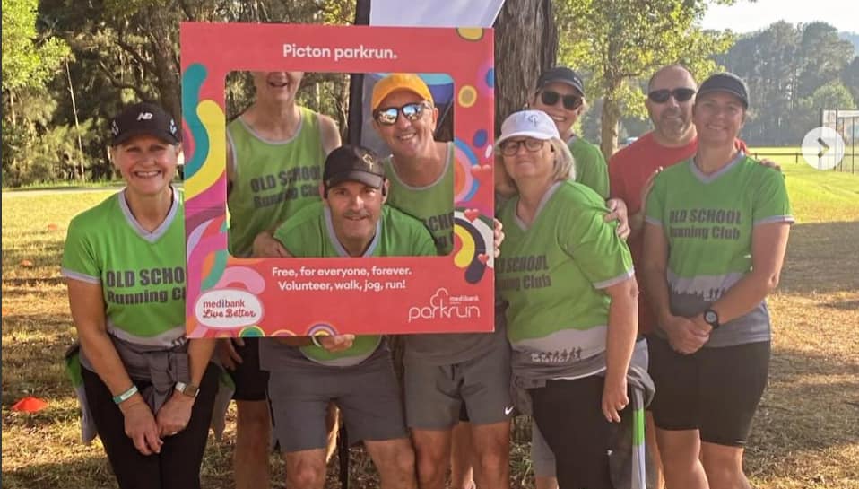 Old School Running Club group photo