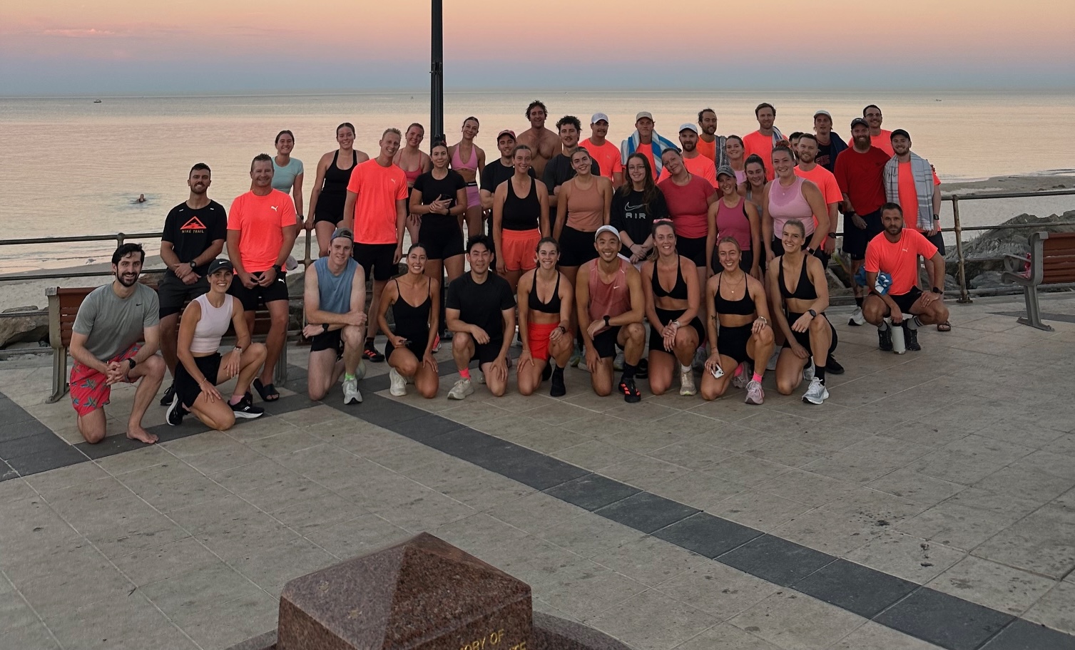 Plunge Run Club  group photo