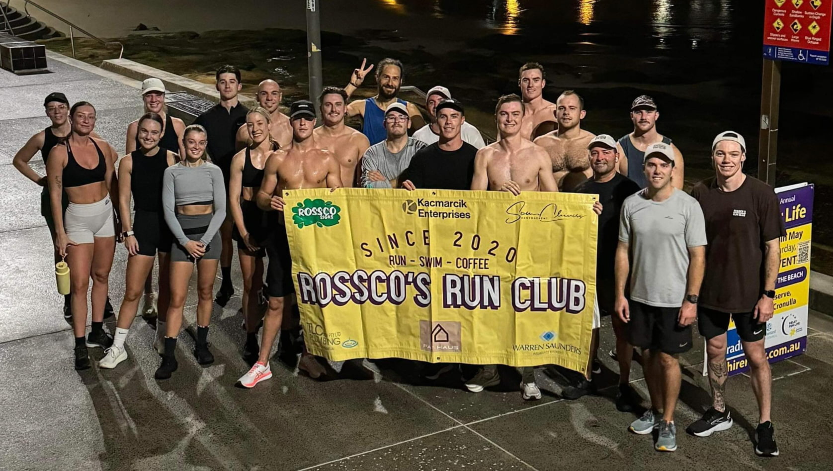Rossco's Run Club group photo