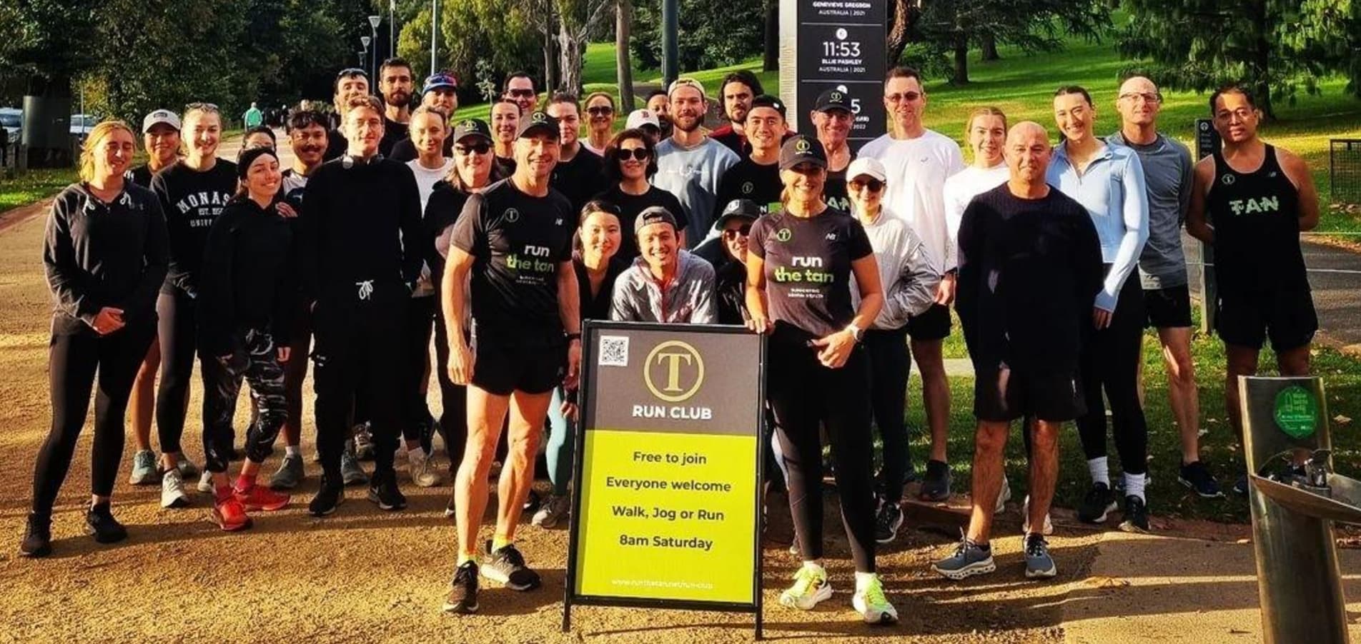 Run The Tan group photo