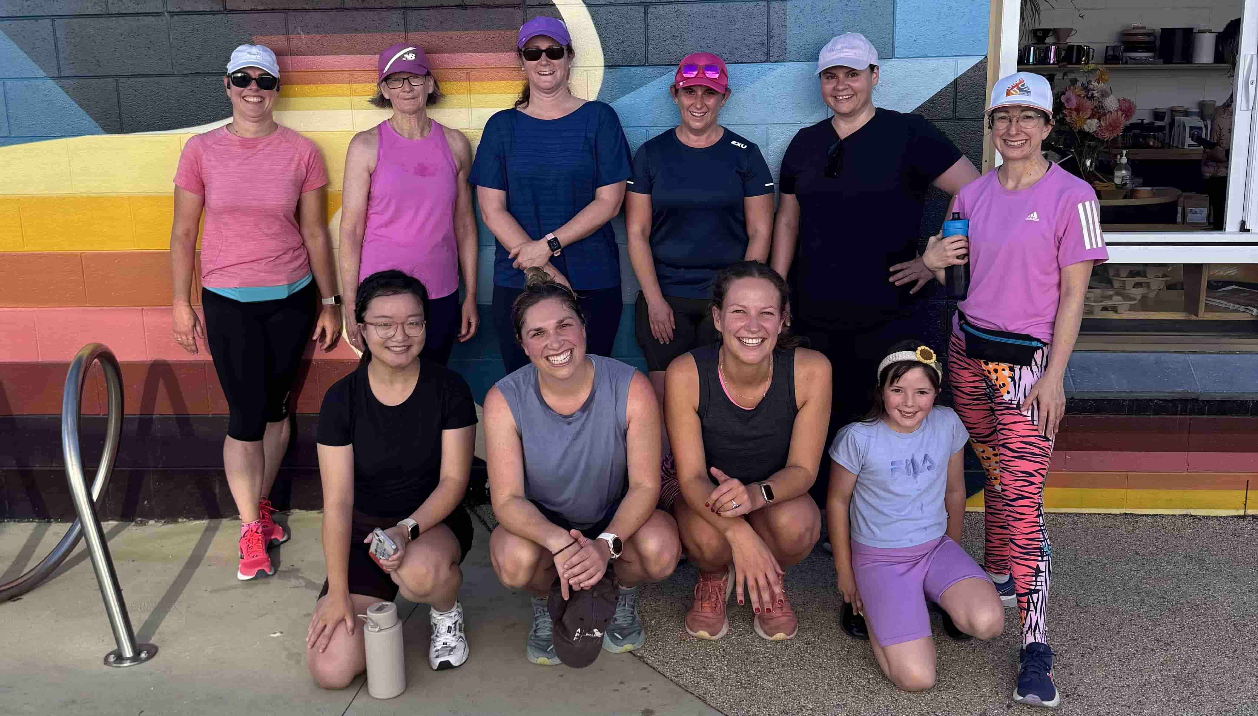 Salty Beach Run Club group photo