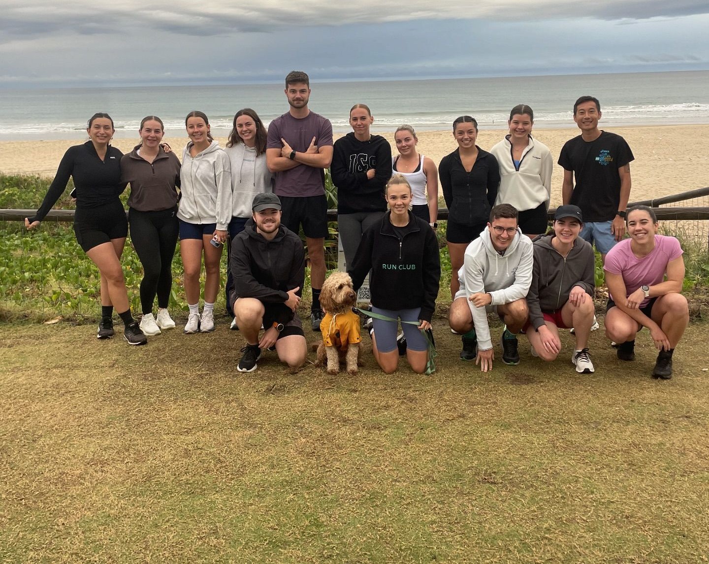 Scossies Run Club Gold Coast group photo