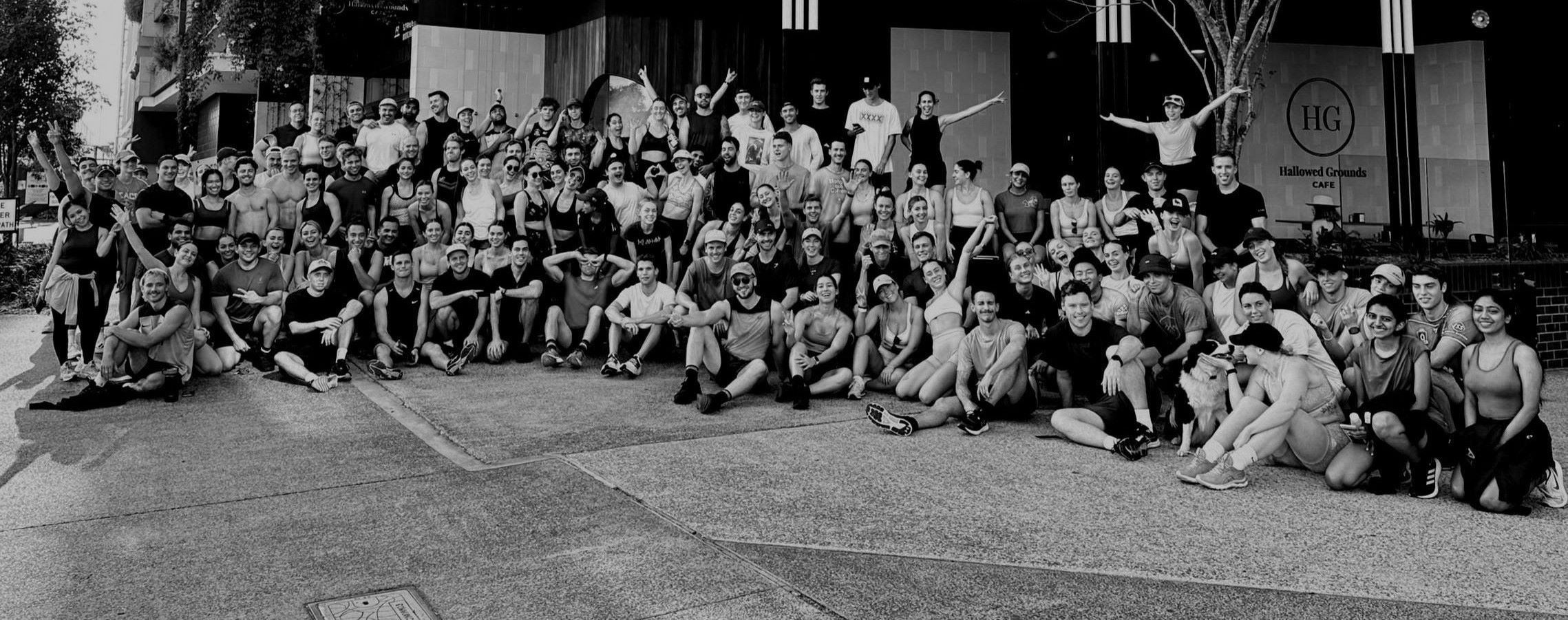 SoSo's Run Club group photo