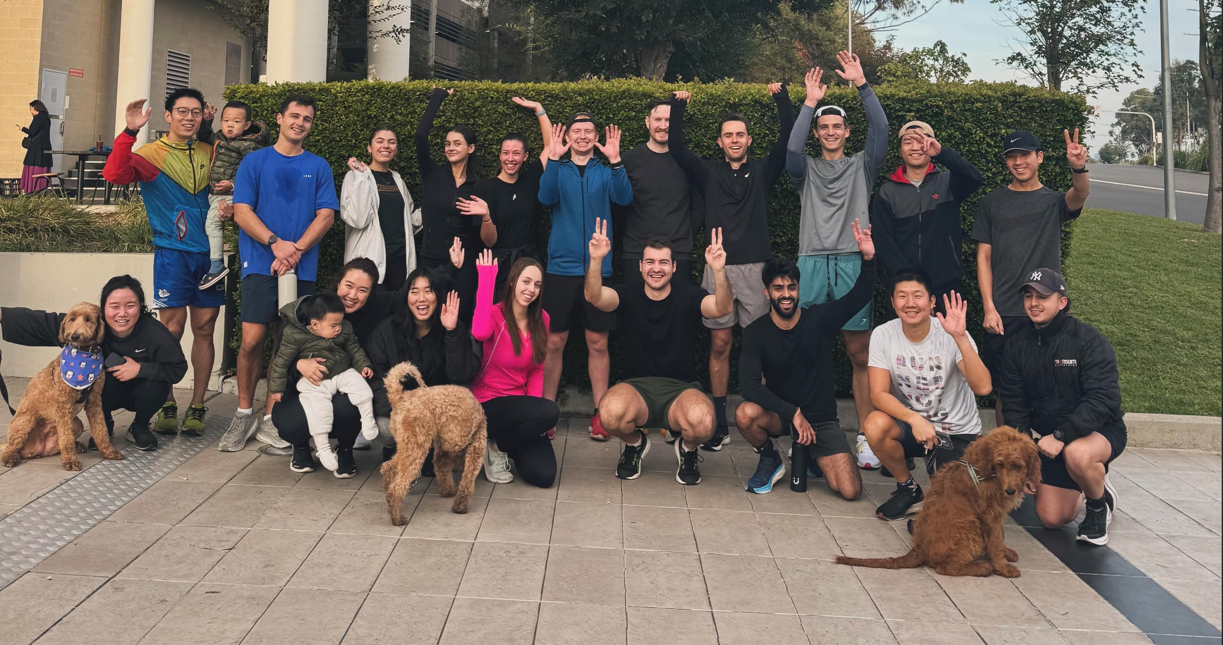 Stroll Run Club group photo