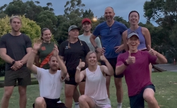 Sunrise Long Run group photo