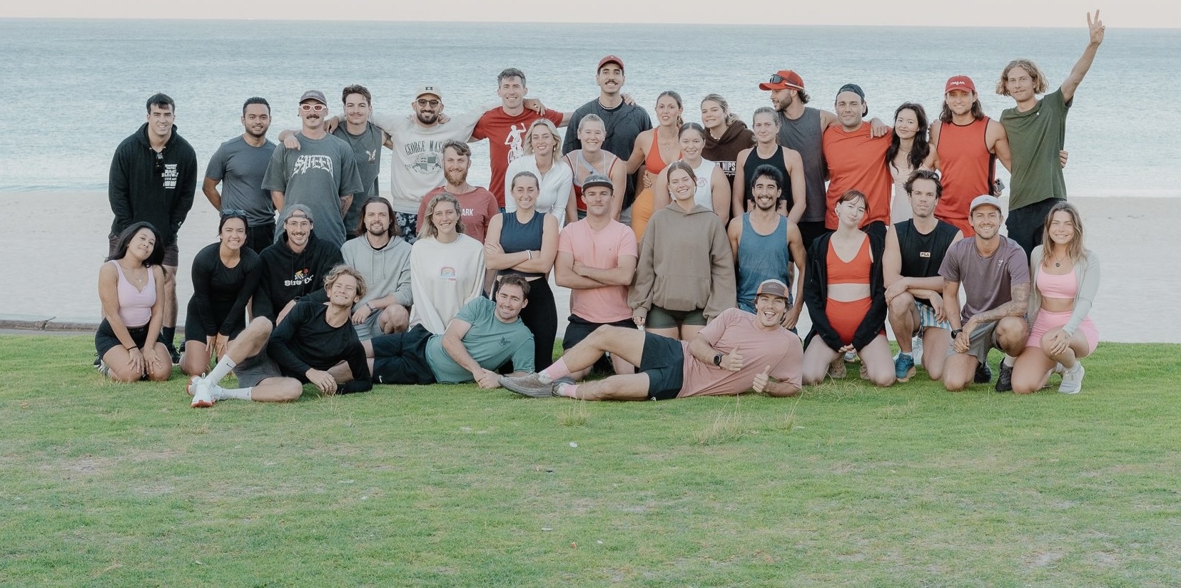 The City Beach Run Club group photo