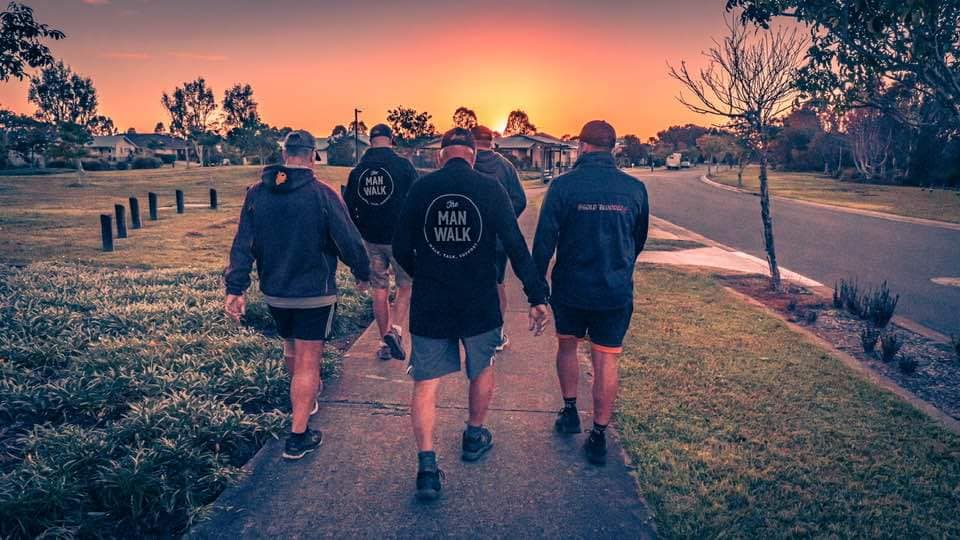 The Man Walk - ACT group photo