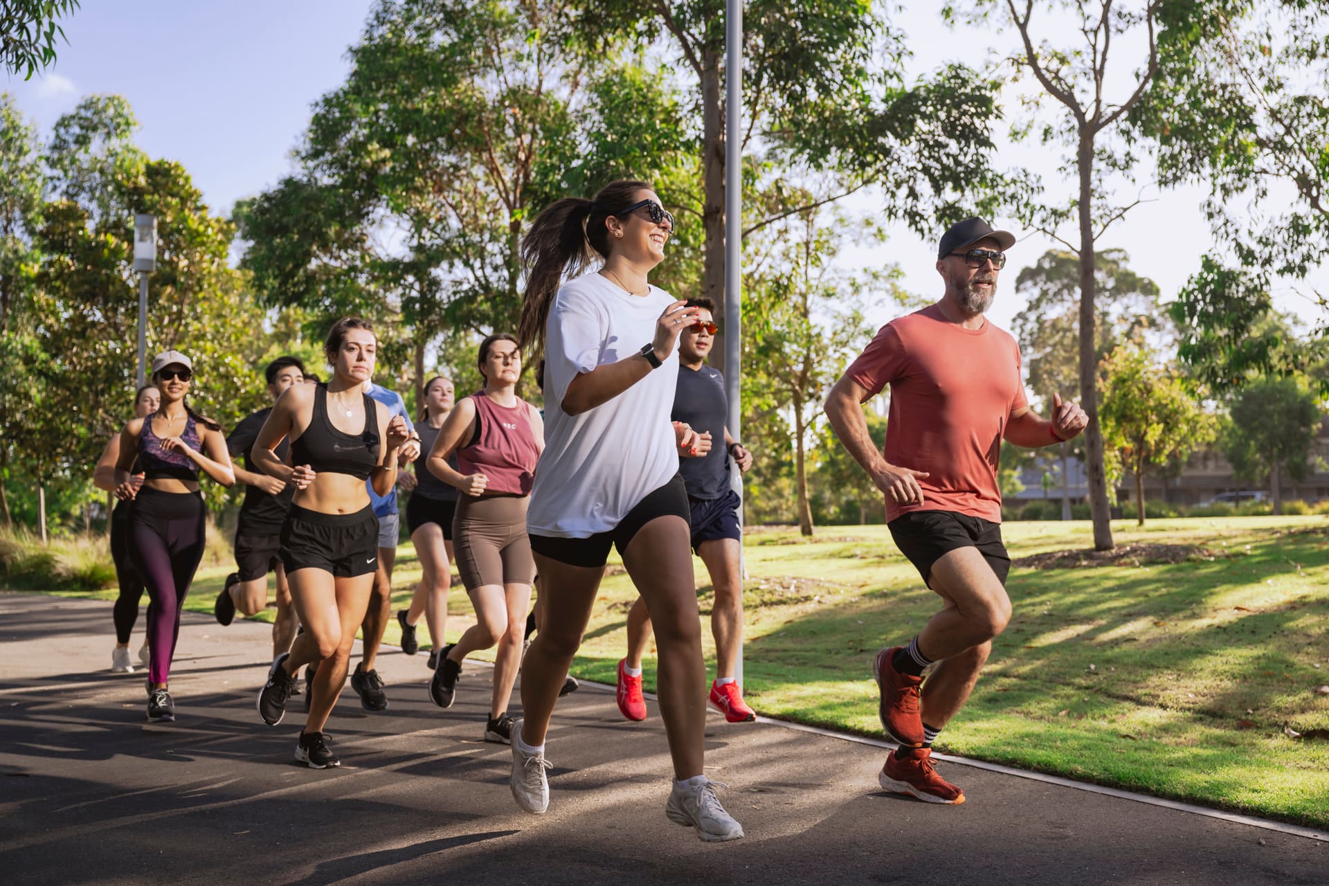 The Run Club at Barangaroo group photo
