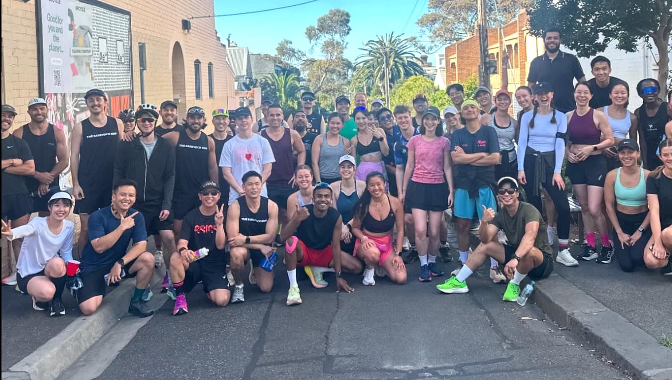 The Sandwich Run group photo