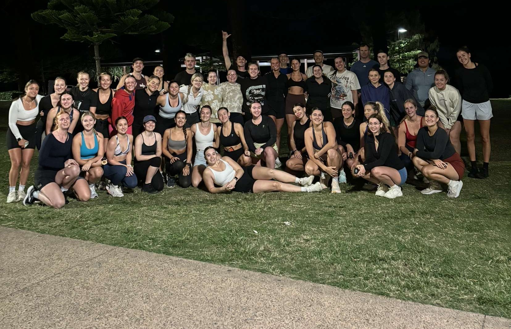 The Sunny Social Run Club group photo