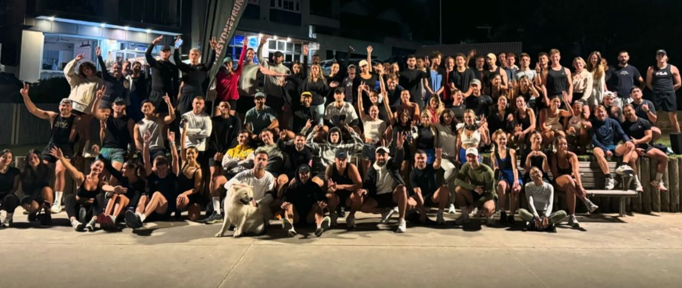 The Sydney Run Club group photo