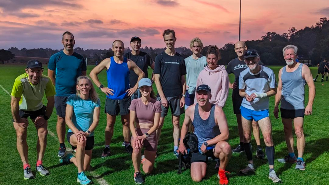 Tuesday Track Club group photo
