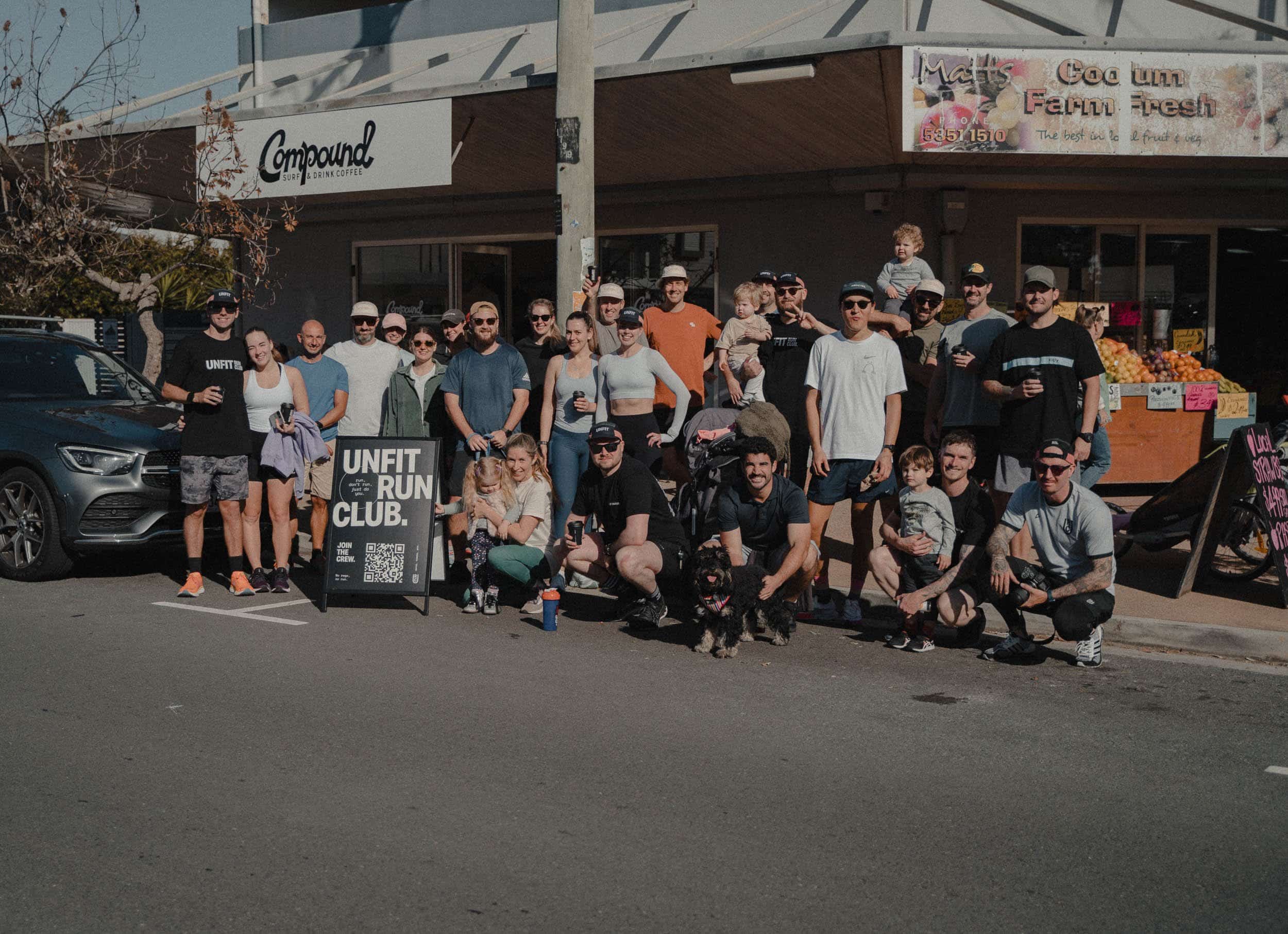 Unfit Run Club Sydney group photo