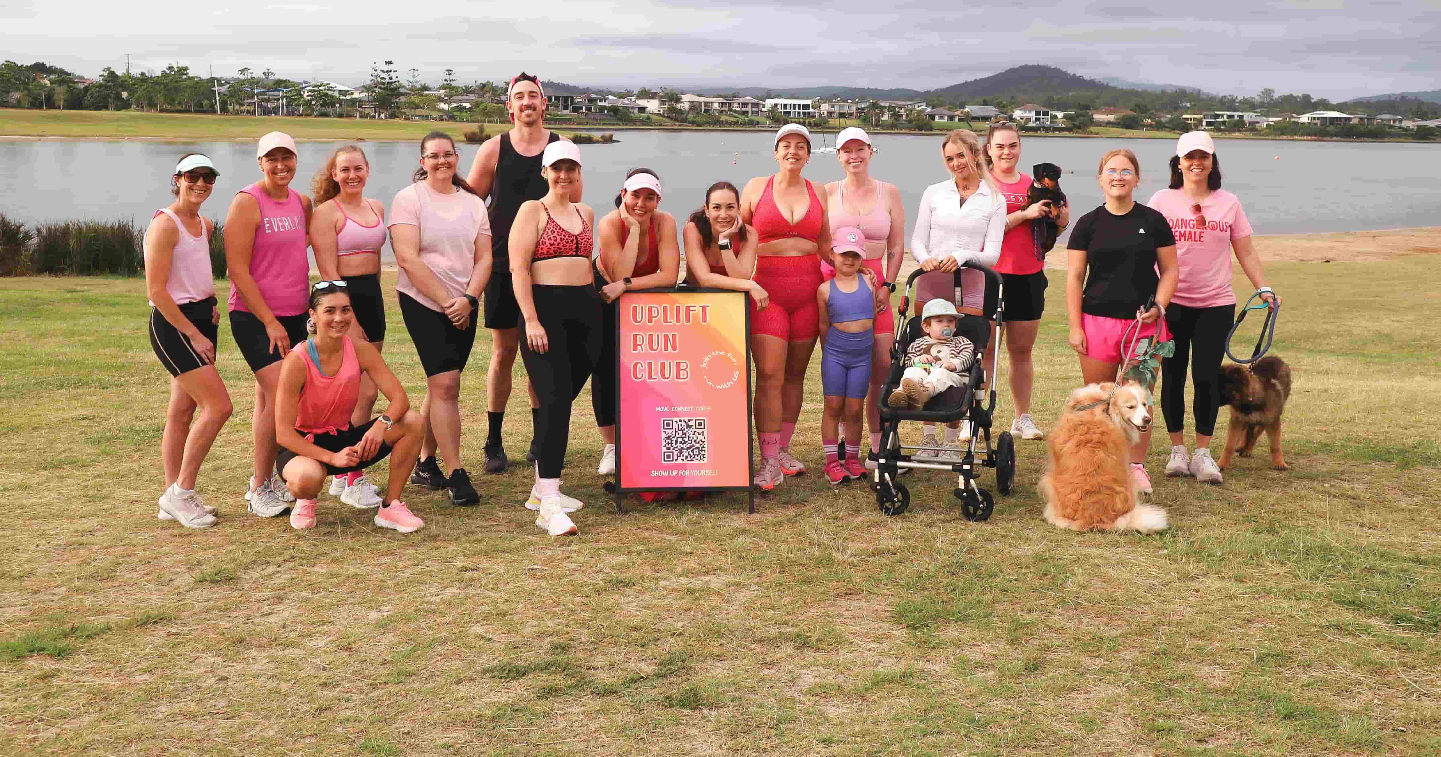 UPLIFT Run Club group photo