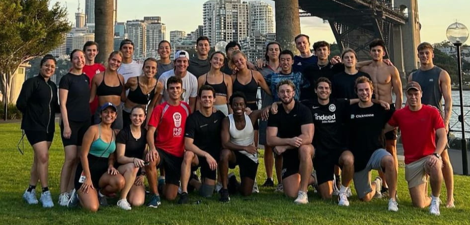 UTS Rise and Run Club group photo