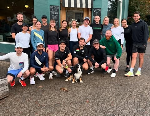 V1 Run Club group photo